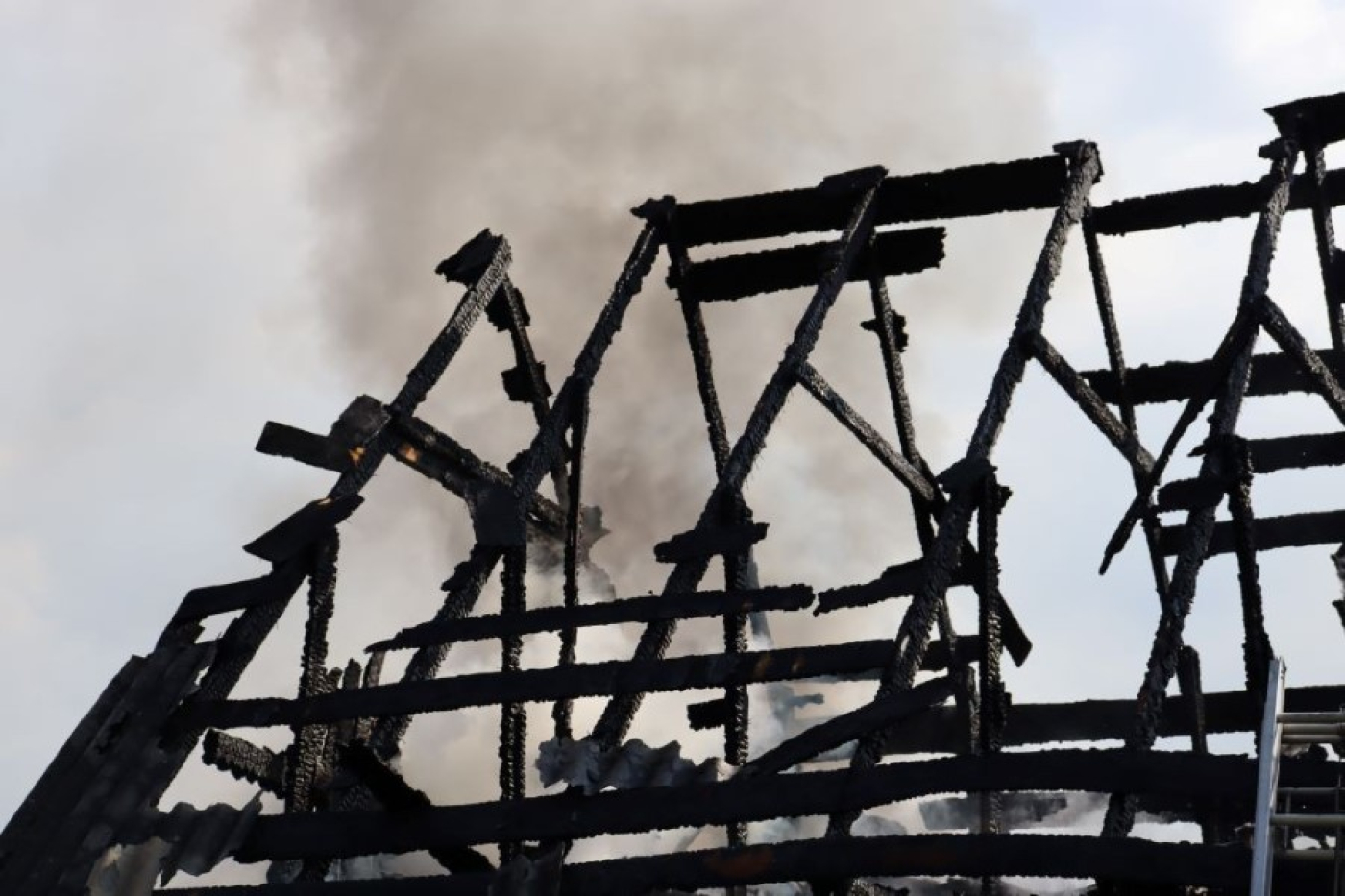 Пожар в Червеньском районе