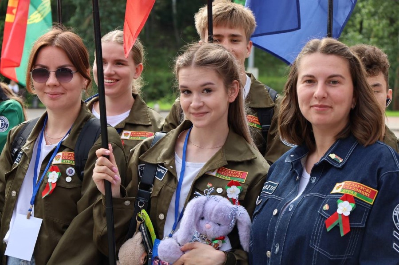 ОСК «Раубичи» объединил 150 бойцов со всей Минщины на студотрядовском слёте