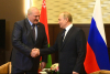 Переговоры Президентов Беларуси и России Александра Лукашенко и Владимира Путина