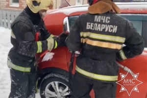 В Дзержинске двухлетний ребенок оказался заперт в автомобиле, на помощь пришли спасатели