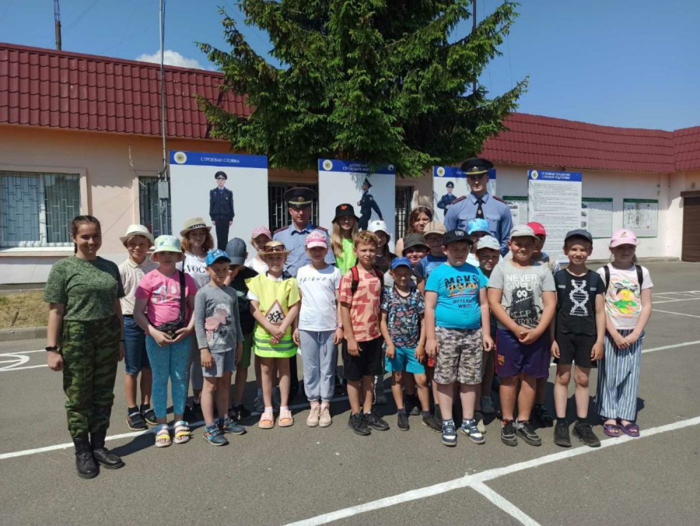 Березинский РОВД и Березинское ОДО снова открыли свои двери для школьников