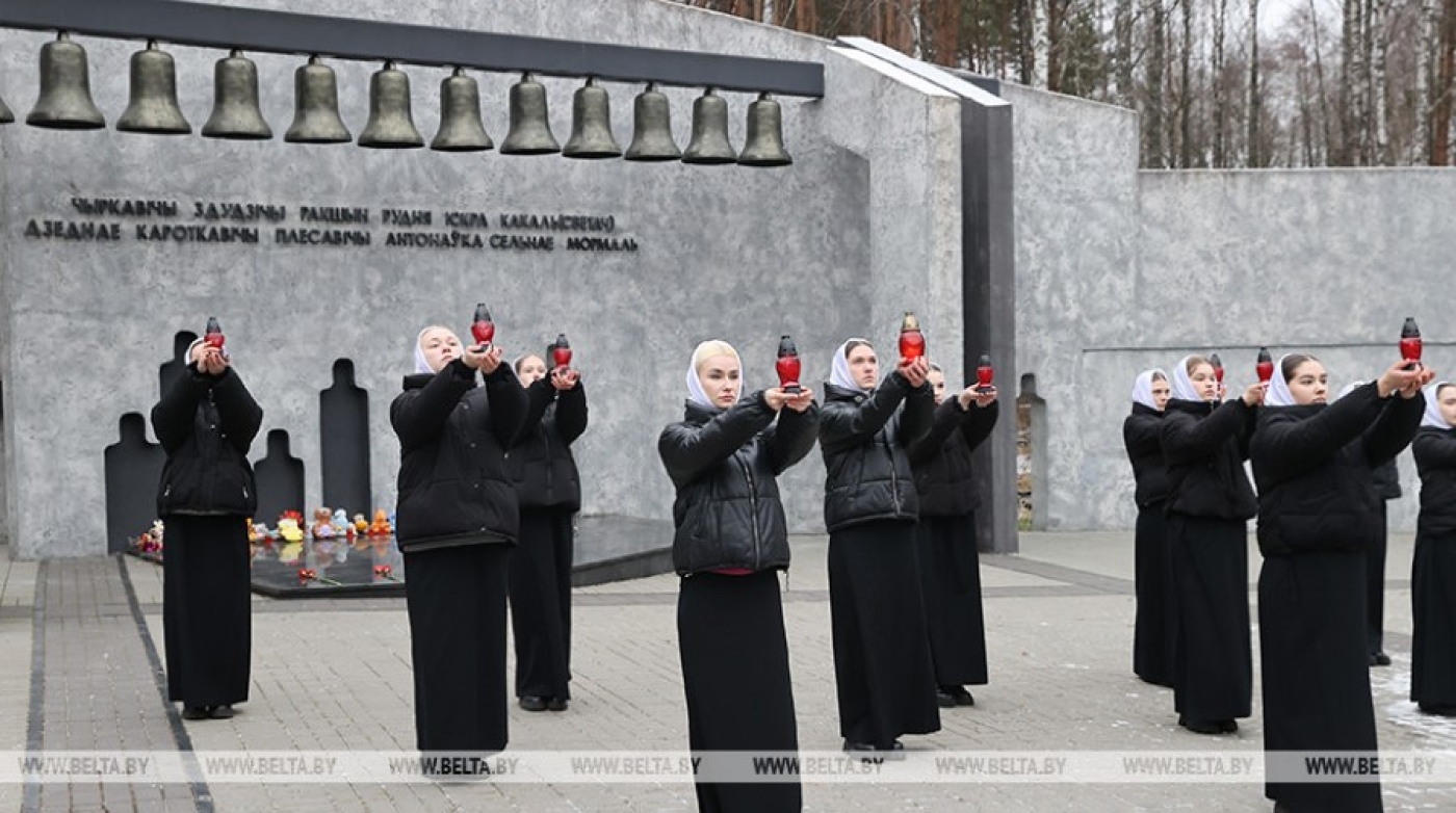 "Чтобы беда вновь не пришла". На мемориале "Ола" почтили память невинных жертв войны