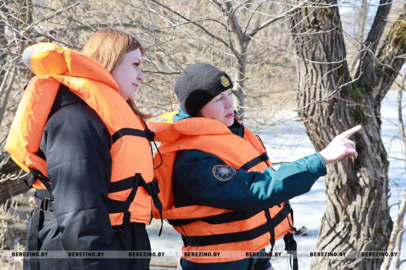 Сотрудники МЧС и БРСМ проводят рейды на водоемах и предупреждают об опасности тонкого льда