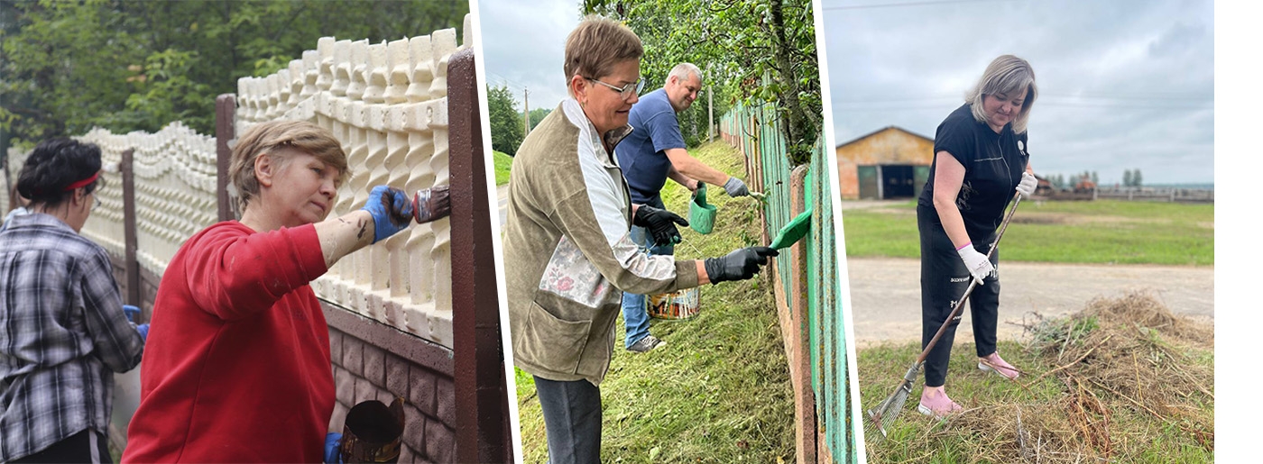 В Березино прошел районный субботник