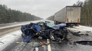 Два ДТП с разницей в пять минут произошли на одном участке дороги в Барановичском районе