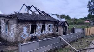 В Мстиславле следователи работают на месте пожара, в котором погибли четыре человека