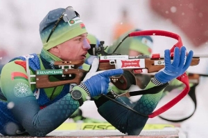 Белько выиграл спринт на чемпионате страны по биатлону