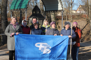 Упарадкавалі тэрыторыю святой крыніцы ў Крупе