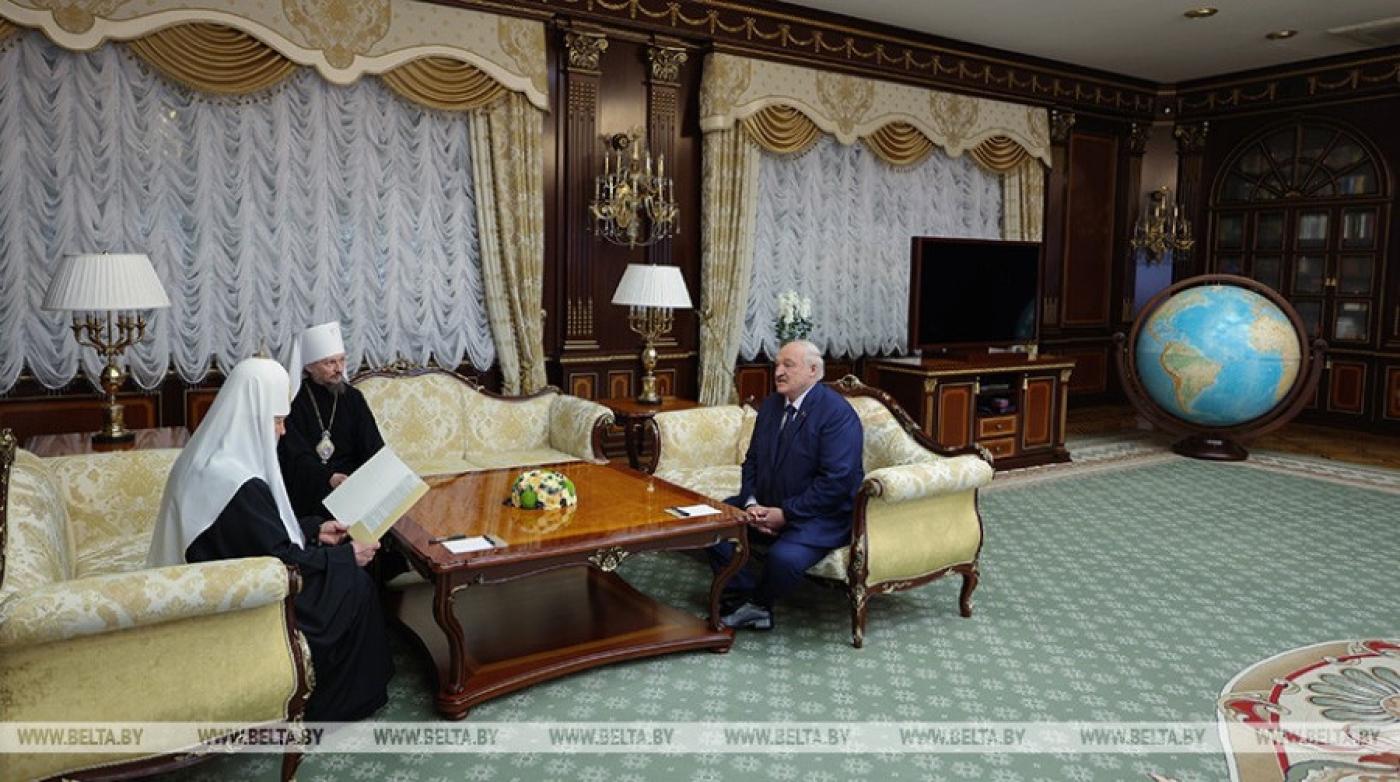 Патриарх Кирилл на встрече с Лукашенко отметил огромные позитивные перемены в Беларуси