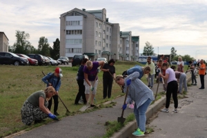 13 июля принимаем участие в районном субботнике