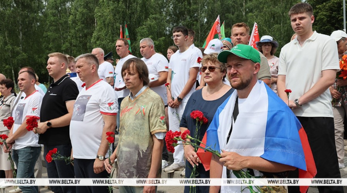 Белорусско-российский "Марш Победы" прибыл в Дубровенский район