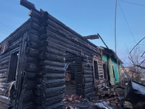 На пожаре погиб 65-летний мужчина