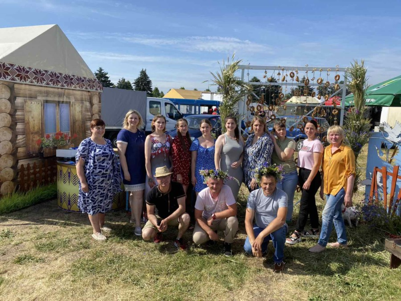 Бярэзінскія аграрыі на Кургане Славы