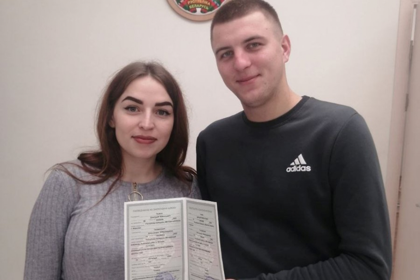 Сегодня зарегистрировали брак Дмитрий и Александра Чижик. Поздравляем!