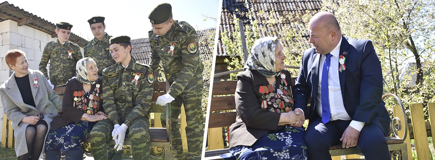 Поздравили единственного ветерана Березинщины - Софию Стасевич