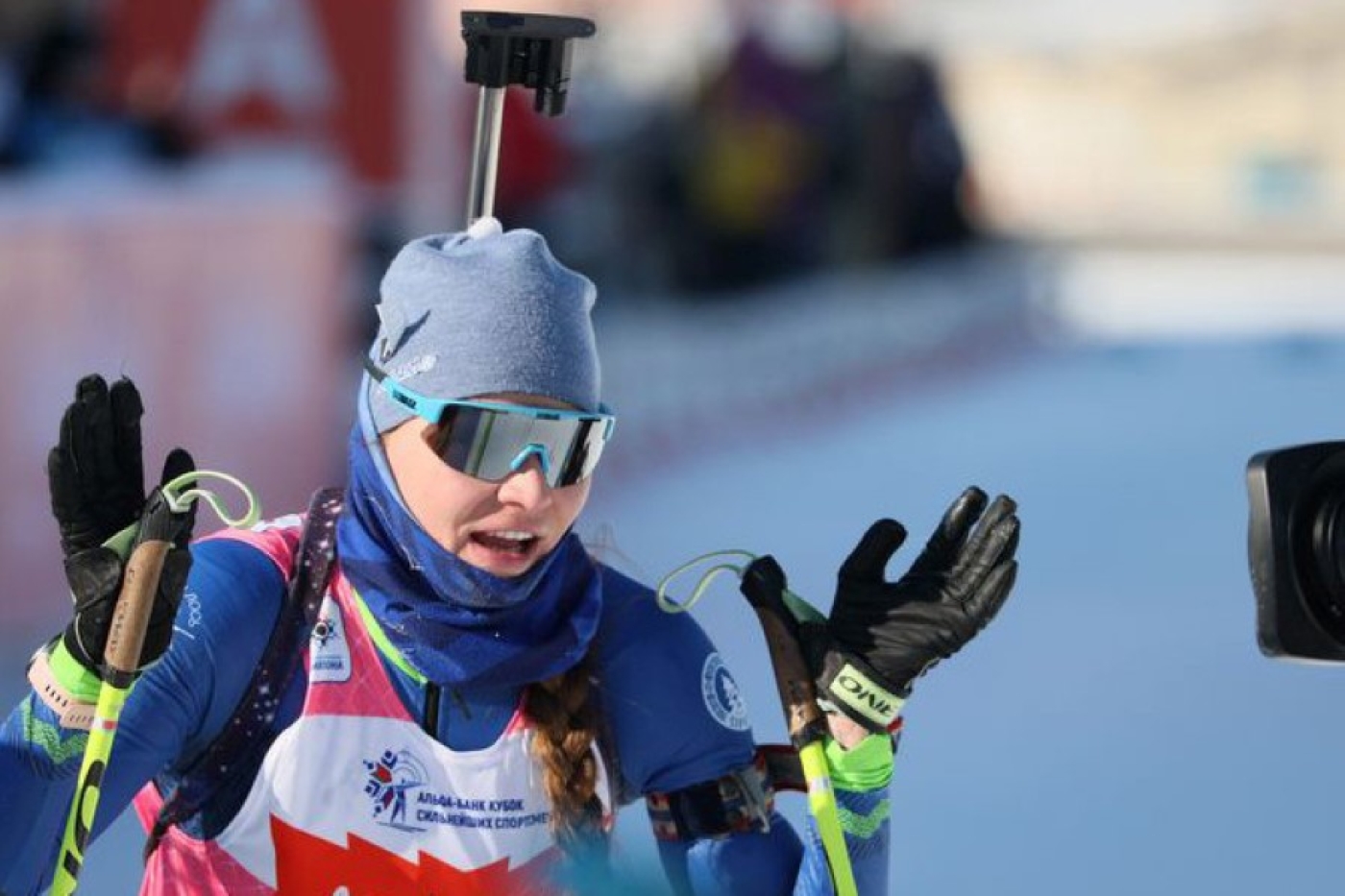 Шаклеина замкнула топ-15 гонки преследования в финале Кубка России по биатлону