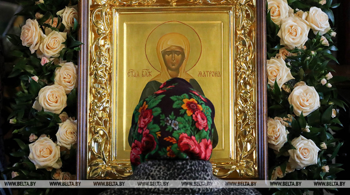Мощи святой Матроны Московской доставили для поклонения в Пинскую епархию