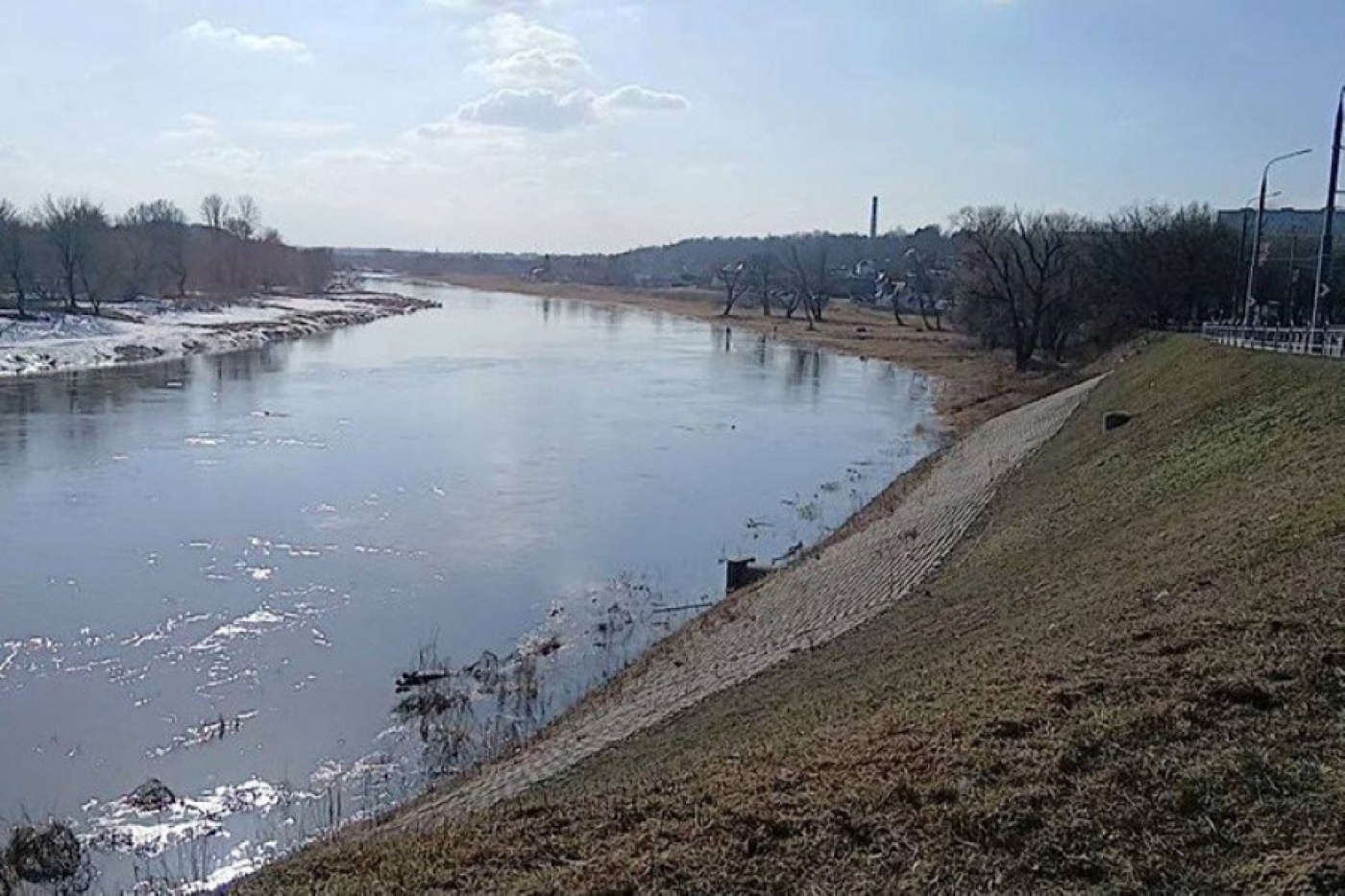 В Могилеве очевидец спас упавшую с моста в реку девушку