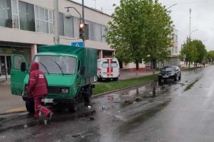 В Березино скорая столкнулась с машиной