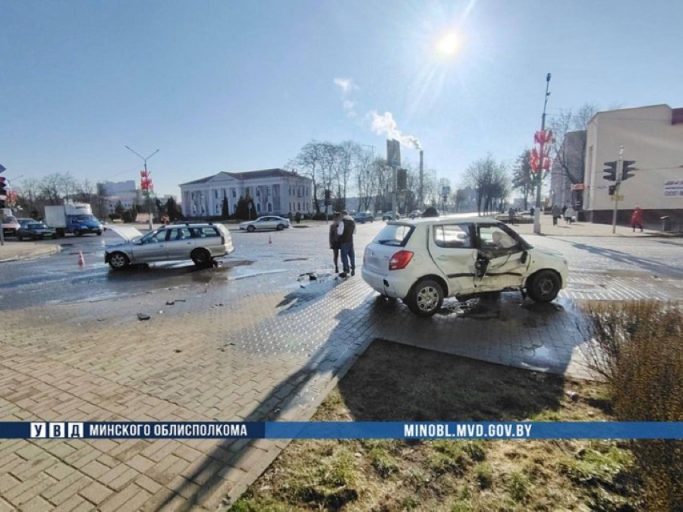 ДТП в Слуцке: телесные повреждения получили четыре человека