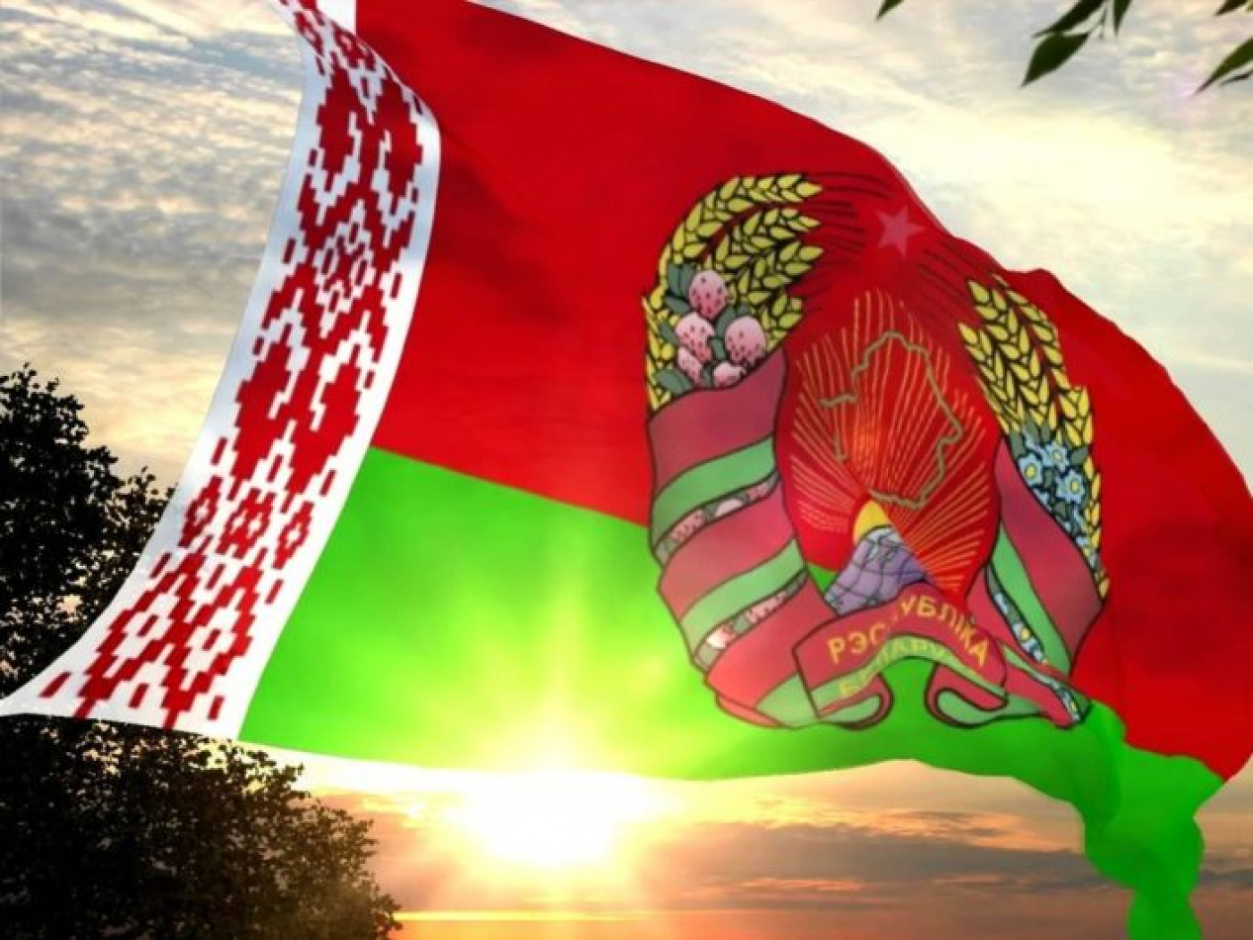 Флаг Белоруссии арт