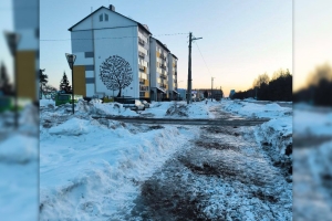 Тротуары подсыпали