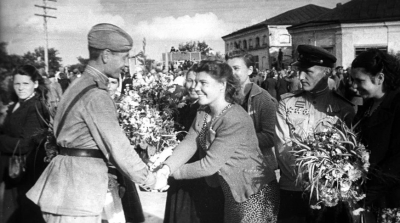 Операция &quot;Багратион&quot;: архивные кадры освобождения Беларуси летом 1944-го. Слуцк