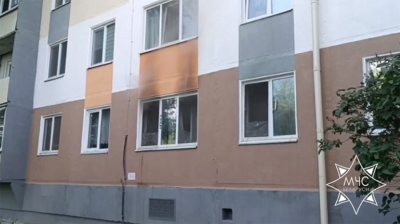Работники МЧС спасли пенсионера при пожаре в Бобруйске